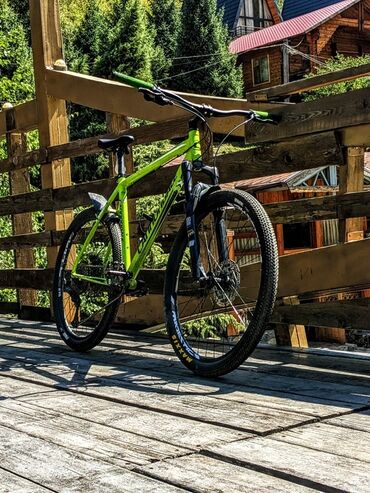 горный спортивный велосипед: Cannondale trail five -Размер рамы XL (21) -Вилка воздушная Marzochi