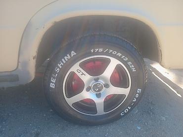 prius 30 kuza disk: 5 boltlu yüngül lehimli disk + 175/70 R13 təkər komplekti - Disklər — 6