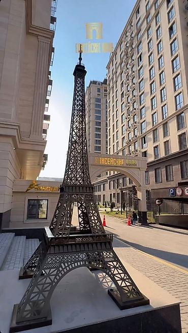 flat osh: 3 комнаты, 96 м², Асанбай мкр Элитка, 10 этаж, ПСО (под самоотделку) — 4
