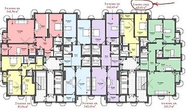 Продажа квартир: 1 комната, 62 м², Асанбай мкр 4 этаж, ПСО (под самоотделку) — 2