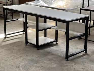 Masalar: Kompüter masası, Yeni, Açılmayan, Metal, Dördbucaq masa — 5