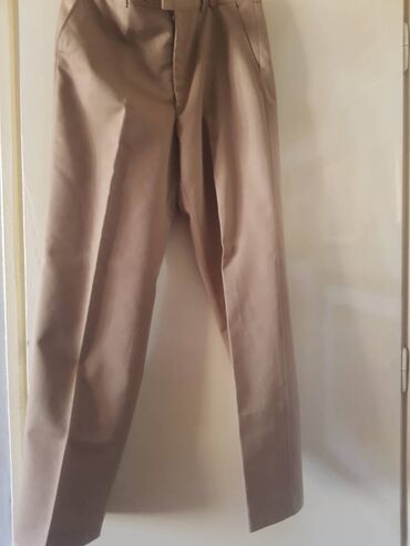 bež pantalone: Trousers 3XL (EU 46), color - Beige