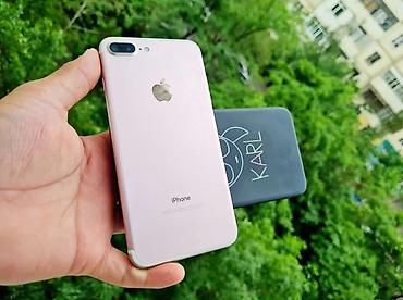 Apple iPhone: IPhone 7 Plus, Б/у, 128 ГБ, Черный, Наушники, Зарядное устройство, Защитное стекло, 100 % — 2