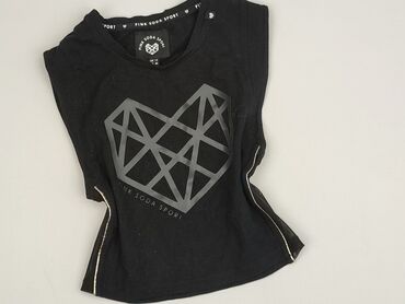 spodnie dresowe damskie 46: T-shirt damski, Pink, rozmiar S