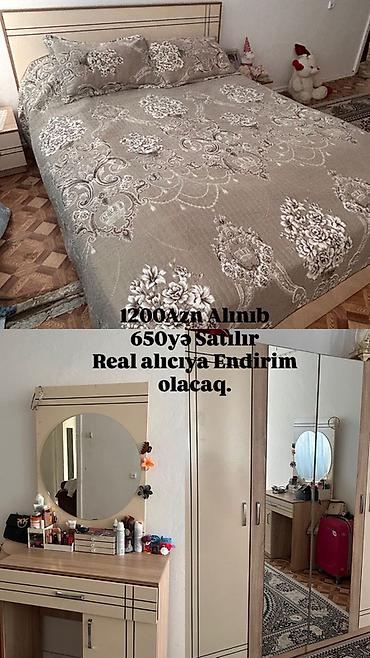 Yataq otağı mebel dəsti Tərkibi: - İki nəfərlik çarpayı (başlıqla) - lalafo.az -da Yataq otağı mebel dəsti Tərkibi: - İki nəfərlik çarpayı (başlıqla) -
