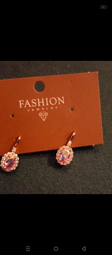 Sırğalar: Zərif qadın sırğaları – Fashion Jewelry - Rəng: qızılı tonlu metal — 1