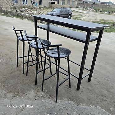 Masa və oturacaq dəstləri: Mətbəx üçün, Yeni, Açılmayan, Dördbucaq masa — 2