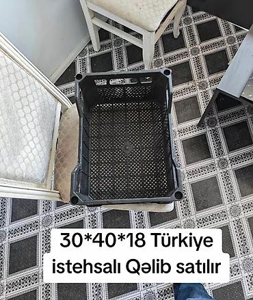 turka: Meyvə tərəvəz üçün plastik yeşik — 4