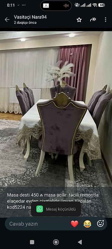 Masa desti 450 ₼ masa acilir təcili remontla elaqedar evden lalafo.az -da Masa desti 450 ₼ masa acilir təcili remontla elaqedar evden