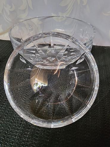 Činije: Servis cinija za poslastice itd.tezak kristal rucna obrada. Servis — 11