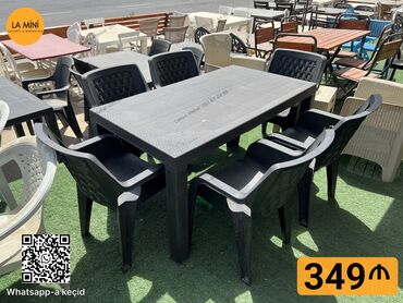 старые стулья: Açılmayan, Dördbucaq masa, 6 stul