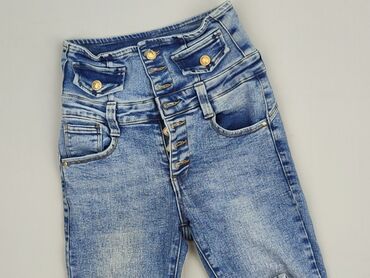 legginsy eko skóra push up: Denim Life, Jeans for women, size S (EU 36)