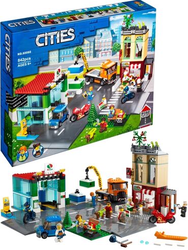 игрушки для малышей fisher price: Lego citi 842 детали Самая низкая цена в городе 🏙️ Новый