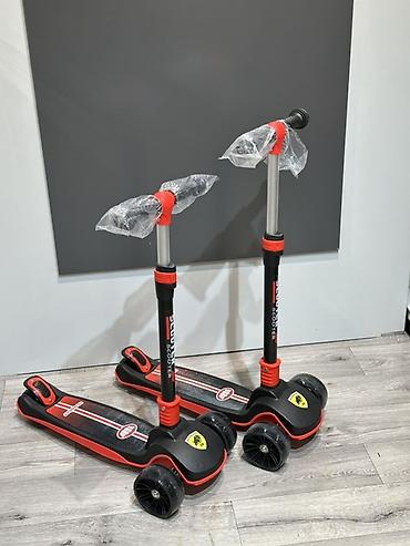 scoot: Детские трехколесные самокаты 1) Голубой 3-в-1 со съемным сиденьем - — 5