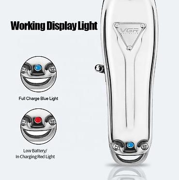 sns makinesi: Professional Trimmer VGR 057 - 1 Sürətli - 7000RPM / 1400MAH - 180 — 8