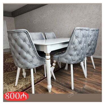 Restoran mebeli: Qonaq otağı üçün, Yeni, 6 stul