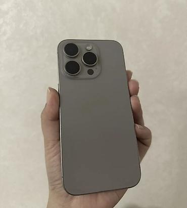 iphon x: IPhone 15 Pro, Б/у, 1 ТБ, Natural Titanium, Кабель, Стилус, Коробка, 87 % — 6