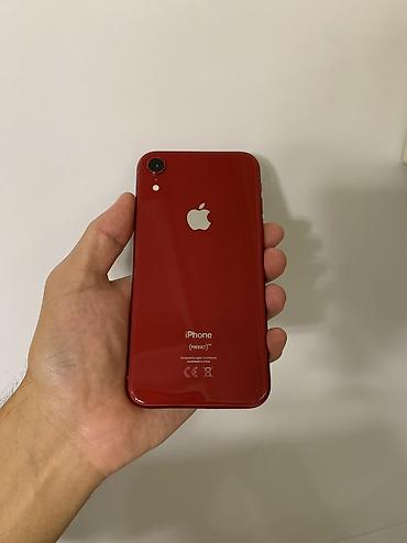 IPhone Xr, Б/у, 64 ГБ, Красный, 74 %