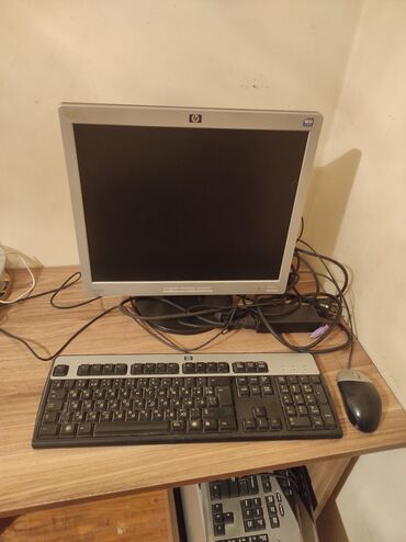 komputer ekranı: Hp masaüstü kompyuter. Zapcast kimi satilir,sistem blokunnan başqa her