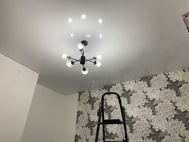 Натяжной потолок: Натяжной потолок Глянцевое, Матовое, 3D потолки Бесплатная консультация, Бесплатный замер, Гарантия — 8