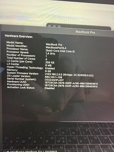 i5 cpu: Yeni Apple MacBook, 13.3 ", Intel Core i5, 256 GB — 8