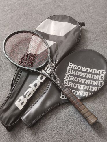 ракетки для тенниса: Ракетка Browning сетка средний натяг обмотка своя