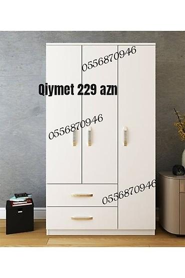 Sifarişlə dolablar: Düz dolab, Yataq otağı üçün, Qarderob, Açılan, Quraşdırıla bilən, 3 qapılı — 16