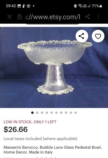 Činije: Bombonijera nova A.Masserini Italija 70te. Bombinijera perfektan — 7