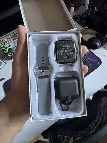 iphone 14 sekilleri: Yeni, Smart saat, Smart, Sensor ekran, rəng - Gümüşü — 1