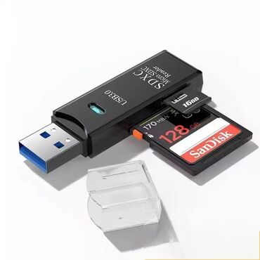 купить переходник usb на type c: Универсальный картридер с подключением по USB 3.0, предназначенный для