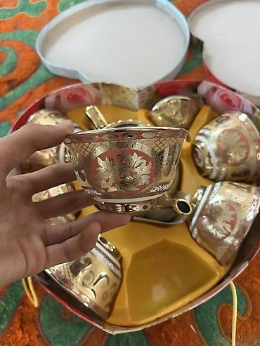 травяные: Цена за два набора 🔥Чайные сервизы в подарочных коробках. - — 3