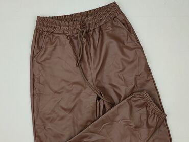 spodnie dresowe z napisem: Material trousers for women, size M (EU 38)
