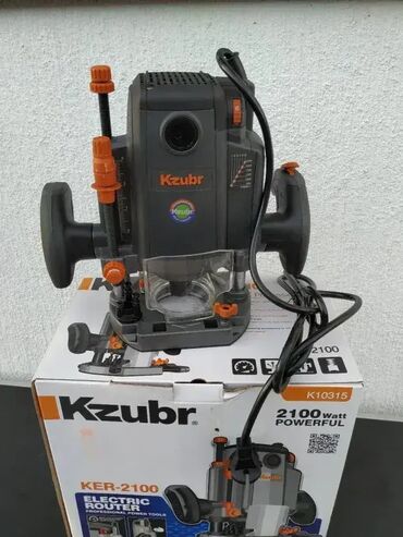 Ostali električni alati: KZUBR Frezer / Trimmer za Drvo sa Potenciometrom Model: KER-2100 KZUBR — 7