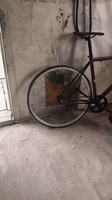 Фикс-байк (single speed/фикс) на стальном трековом/шоссейном обрубе