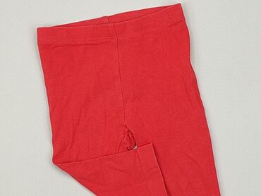czerwone spodnie: Legginsy, Lupilu, 3-6 m, stan - Dobry