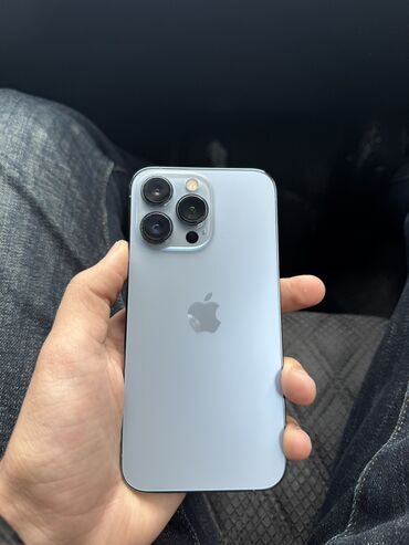 Apple iPhone: IPhone 13 Pro, 128 ГБ, Sierra Blue, Face ID, С документами