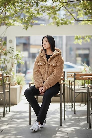 Пуховики и зимние куртки: Пуховик, Короткая модель, С капюшоном, S — 9