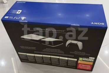 PS5 (Sony PlayStation 5): Playstation 5 ps5 Slim diskli 1 TB 799 təzə yeni bağlı lisenziyali — 7