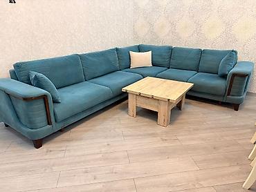 kofe desti: İşlənmiş, Künc divan, Qonaq otağı üçün, Transformer, Azərbaycan — 5
