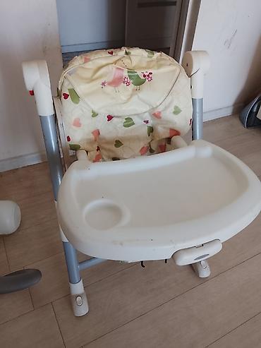 mama: Детский высокий стульчик для кормления. - Складная конструкция: легко — 2
