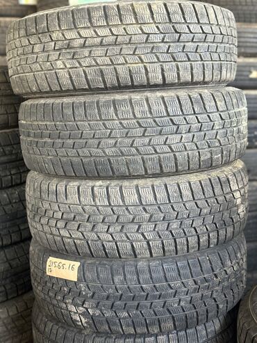 резина спорт: Шины 215 / 65 / R 16, Зима, Б/у, Комплект, Легковые, Япония, GoodYear