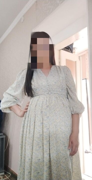 Повседневные платья: Платья в свободном крое (макси) 1) Синее платье-туника: - Длина — 3