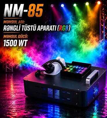 Дымовые шоу: NM-85 Rəngli Tüstü Aparatı (RGB) – 1500 WT - Güclü 1500 WT çıxış: sıx at lalafo.az — 1 Дымовые шоу: NM-85 Rəngli Tüstü Aparatı (RGB) – 1500 WT - Güclü 1500 WT çıxış: sıx — 1