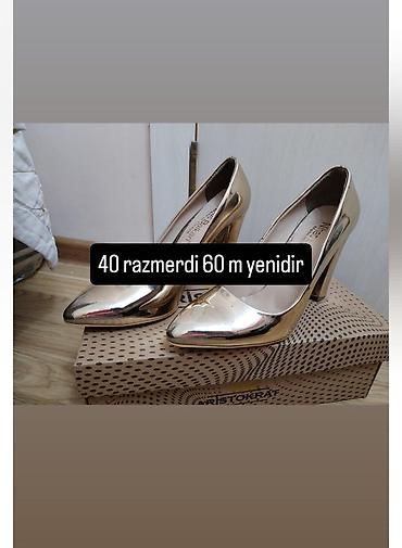 ev damaşnikləri: Ölçü: 40, rəng - Qızılı, Yeni — 1