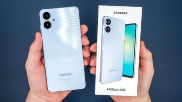 самсунг а 6: Samsung Galaxy A06, Новый, 128 ГБ, цвет - Голубой, 2 SIM