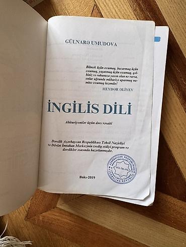 Kitablar və jurnallar: Məhsul: “İngilis dili – Kurikulumla” dərs vəsaiti Müəllif: Gülnarə — 2