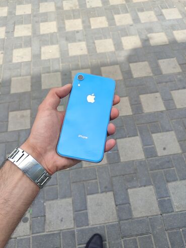 telefon barter: IPhone Xr, 128 GB, Pacific Blue, Face ID