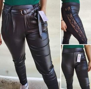 Helanke, biciklistički šortsevi: HELANKE kao eko koža meke i elastične. Univerzalna velicina Cena 950 — 1