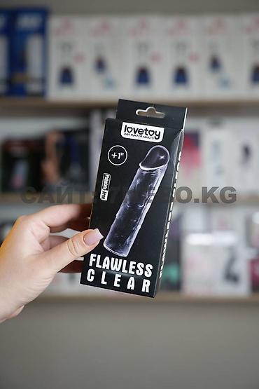 Товары для взрослых: Насадка-удлинитель на пенис увеличивает на 2.5 см, «Flawless clear» — 9