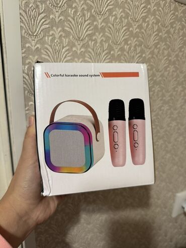 караоке калонка: Портативная караоке-система - Беспроводная акустическая колонка с
